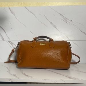 Dooney & Bourke Soft Tan Leather Satchel